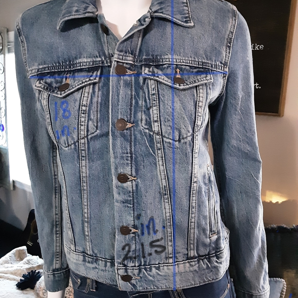 Lucky Brand jean jacket size exrtra small womens - Picture 11 of 11